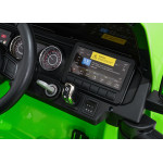 Elektrické autíčko Jeep Wrangler Rubicon Lift 4x4, 24V - zelené